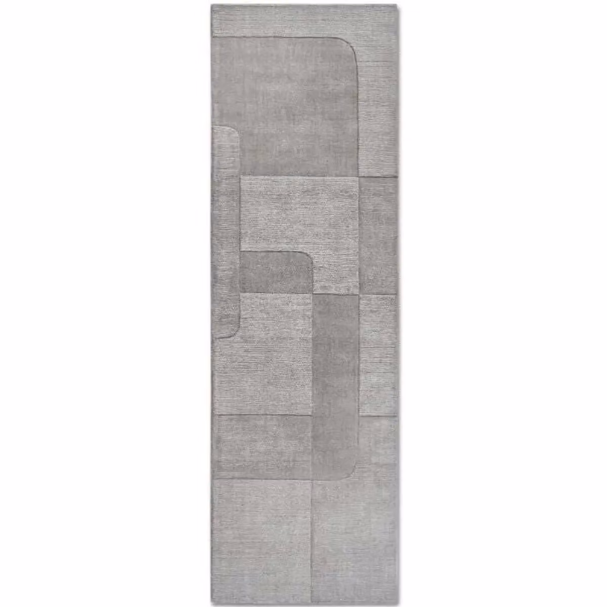 Villeroy & Boch 1906 Charlotte Handwoven Wool Rug in Grey, W: 190 cm, D: 280 cm – 2