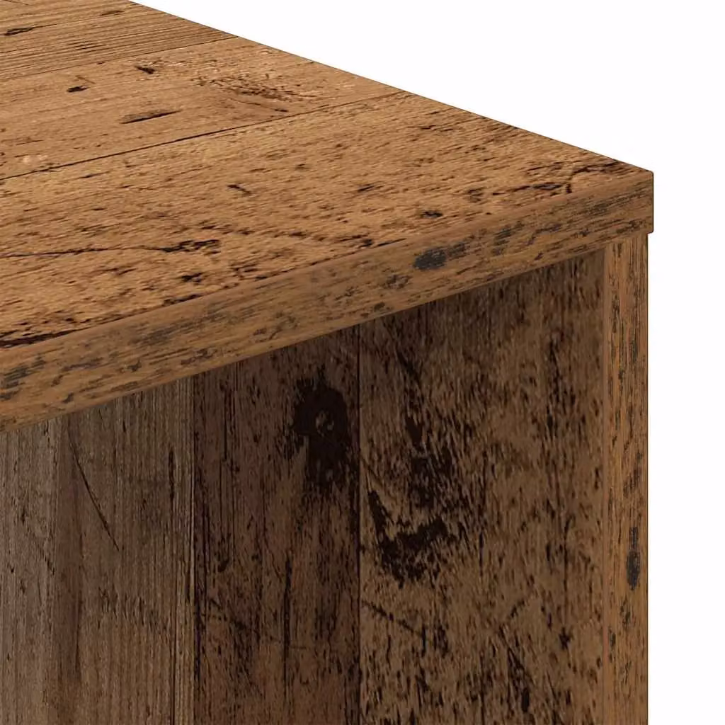 Berkfield Modern Writing Desk in Brown Engineered Wood, W/D/H: 102.5 x 35 x 75 cm – 6