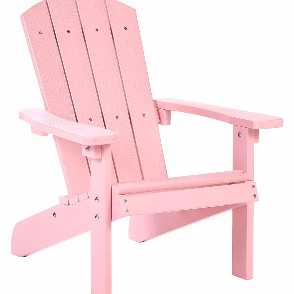 Wyld and Coco Kids Outdoor Chair in Pink with Matt Finish