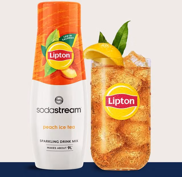 SodaStream Lipton Iced Tea Syrup Peach