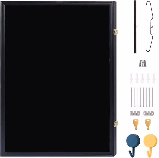 Ventryn Signed Football Shirt Display Frame in Black Wood, W: 80 cm, H: 60 cm – 1