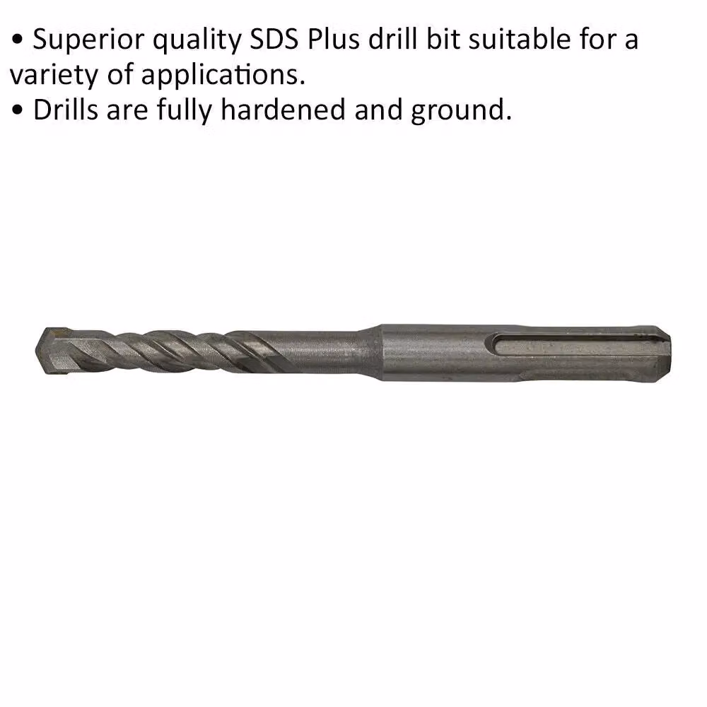 Loops SDS Plus Drill Bit, Silver and Multicolour, Diameter: 8 mm, Length: 110 mm – 2