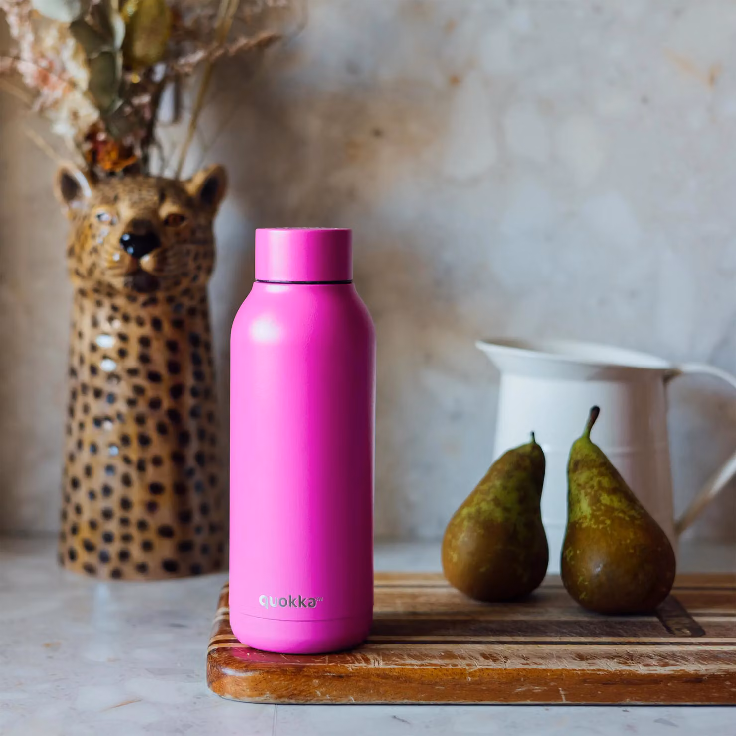 Quokka Stainless Steel Thermal Bottle, Purple, 510 ml – 3