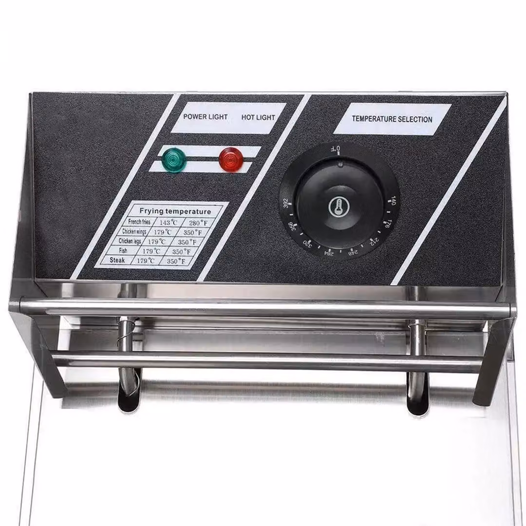SPETLEK 10L Commercial Electric Deep Fryer with Stainless Steel Basket in Silver – 5