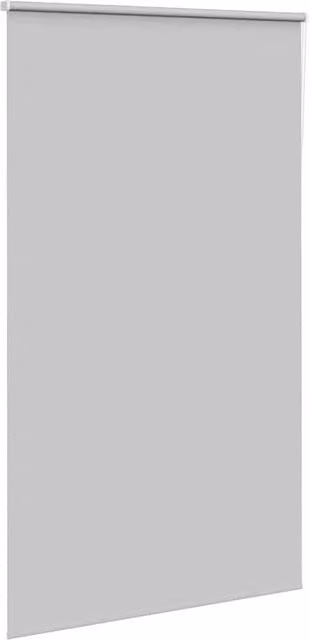 Berkfield Home Blackout Roller Blind in Grey Fabric, W: 155 cm, H: 175 cm
