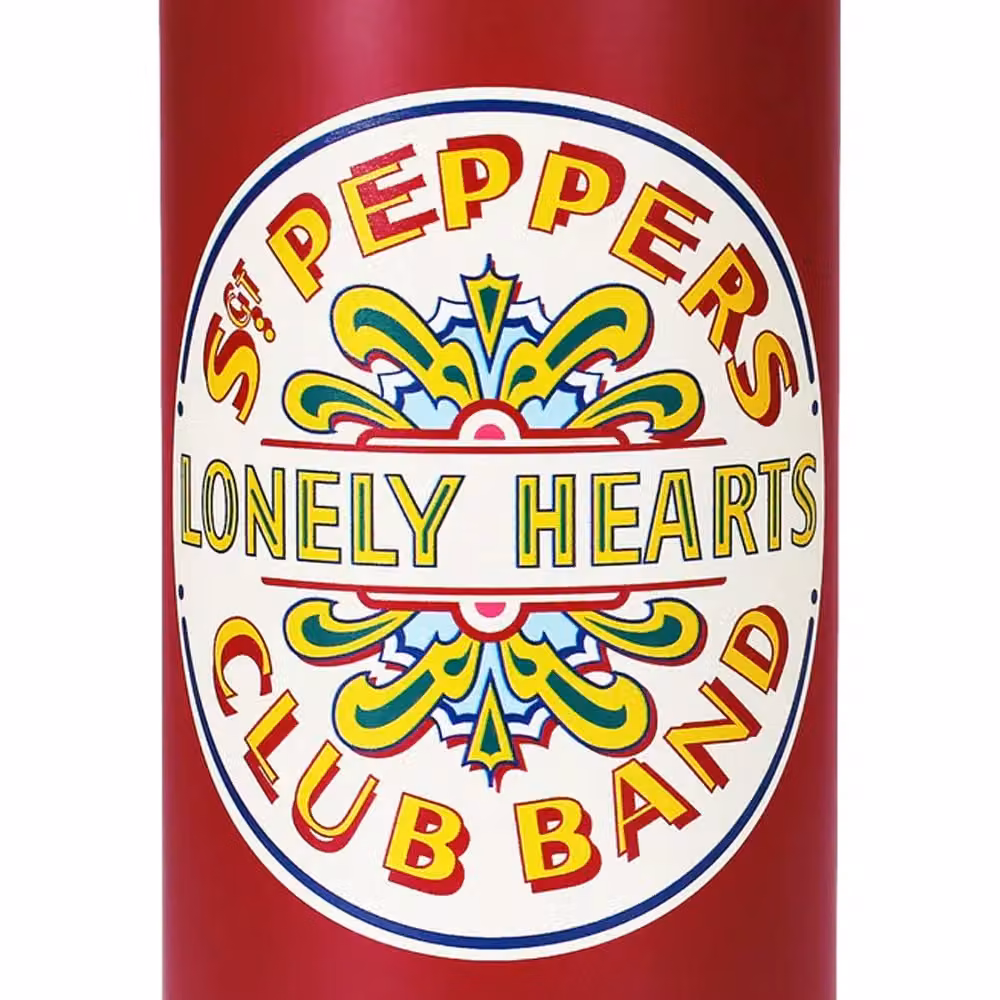 Half Moon Bay The Beatles Sgt. Pepper’s Lonely Hearts Club Band Double-Walled Stainless Steel Travel Mug with Lid, 350ml, Red – 3