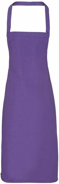 Premier Cotton Bib Apron in Purple – 1