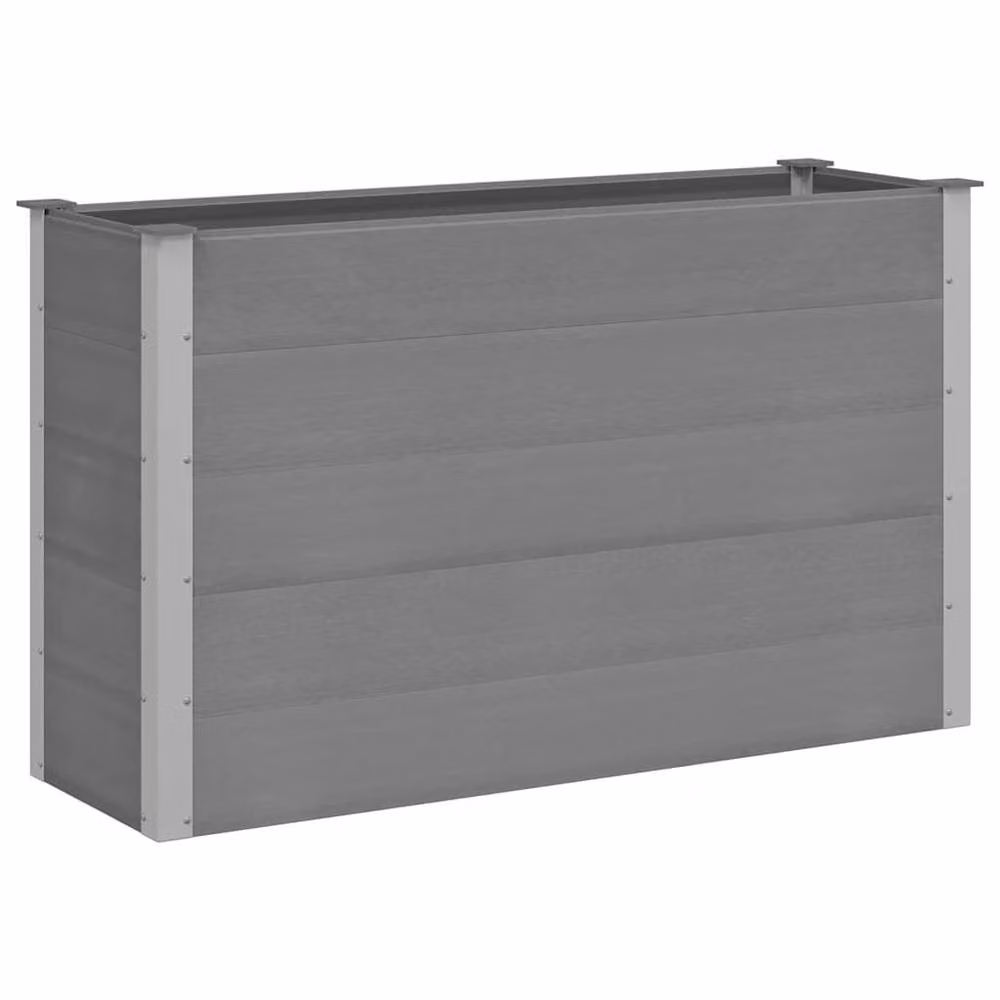 Berkfield Home Garden Grey WPC Raised Bed W/D/H: 150 x 50 x 91 cm – 2