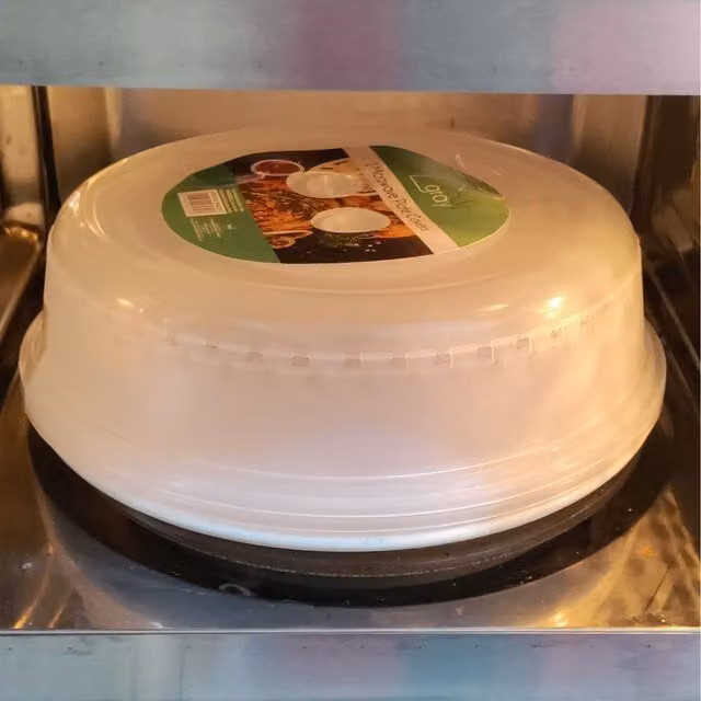 Coco & Gray Transparent Microwave Food Plate Cover Splatter Guard, Diameter: 26 cm