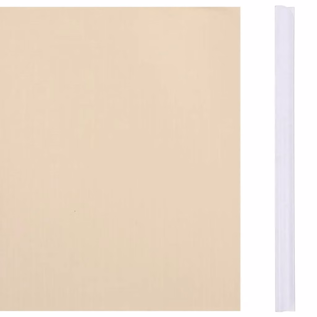 Berkfield Home Garden Privacy Screens, 4 Piece PVC Strip Set in Beige, W: 35 m, D: 0.19 m
