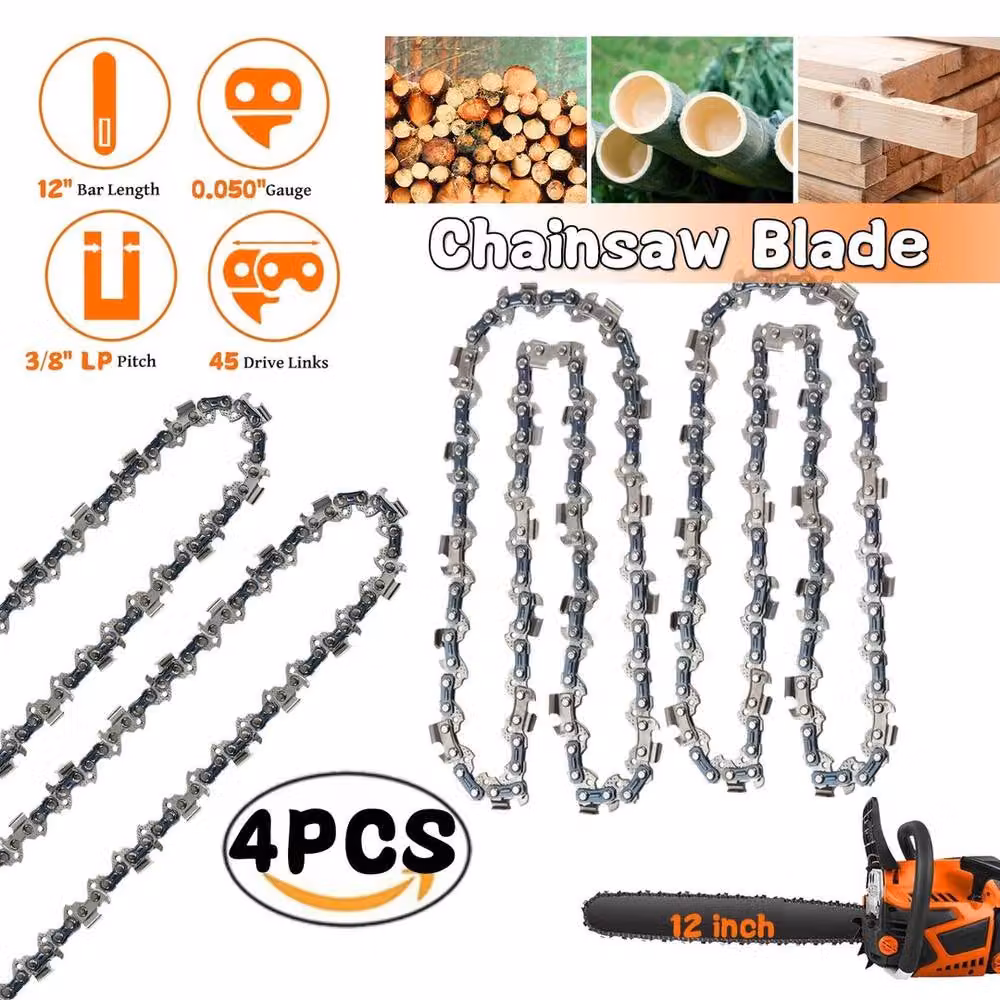 SPETLEK 4-Pack Silver Chainsaw Saw Chains – 2