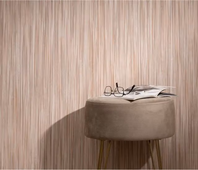 Erismann Silent Flow Pink Embossed Abstract Botanical Vinyl Wallpaper