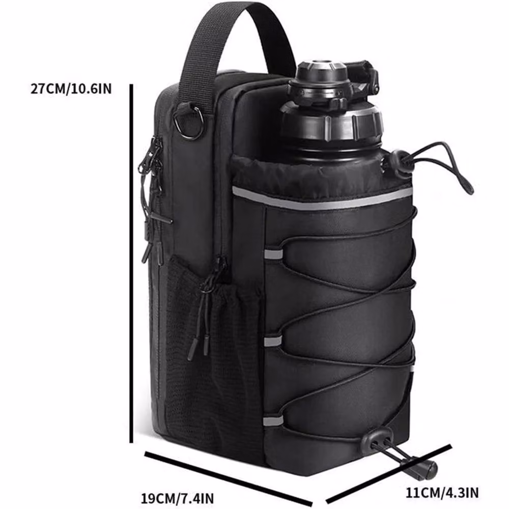 Havendro Magnetic Portable Fitness Water Bottle Bag in Black – 2
