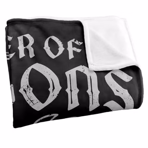 Warner Bros. Game of Thrones Mother of Dragons Super Soft Fleece Throw Blanket, Multicolour, W: 152.4 cm x D: 127.0 cm – 2
