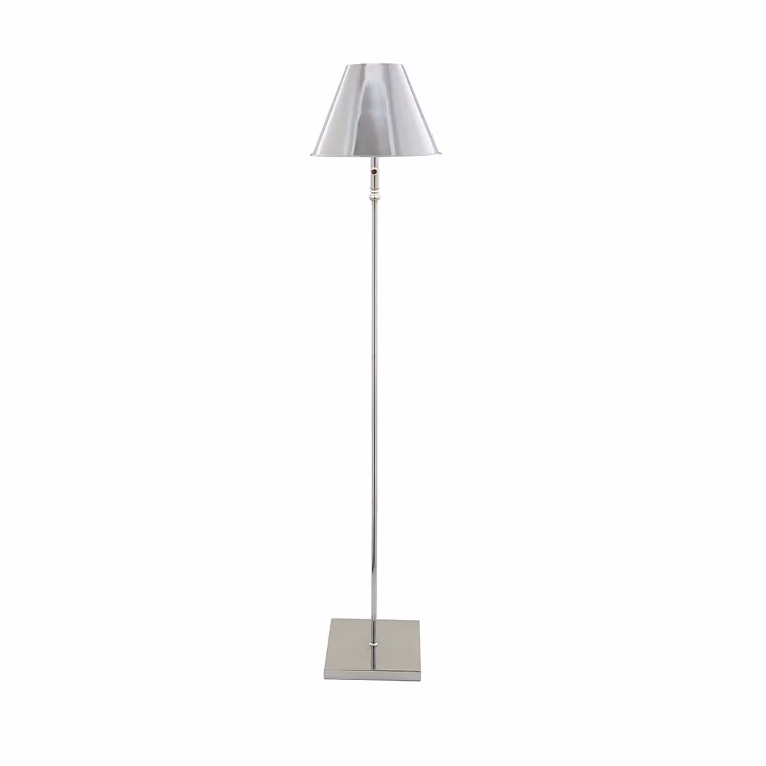 Pagazzi Lustre Dimmable LED Rechargeable Floor Lamp in Polished Chrome Silver – 2