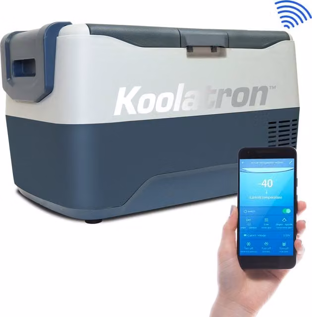 Koolatron SmartKool Bluetooth Enabled Cooler Freezer, Silver, 30l