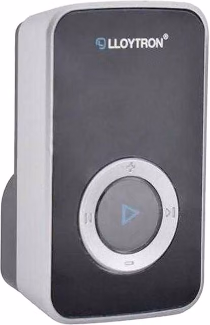 Lloytron Wireless Mains Plug-in Doorbell in Black