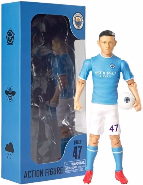 Banbo Manchester City Fully Articulated Figurine - Blue
