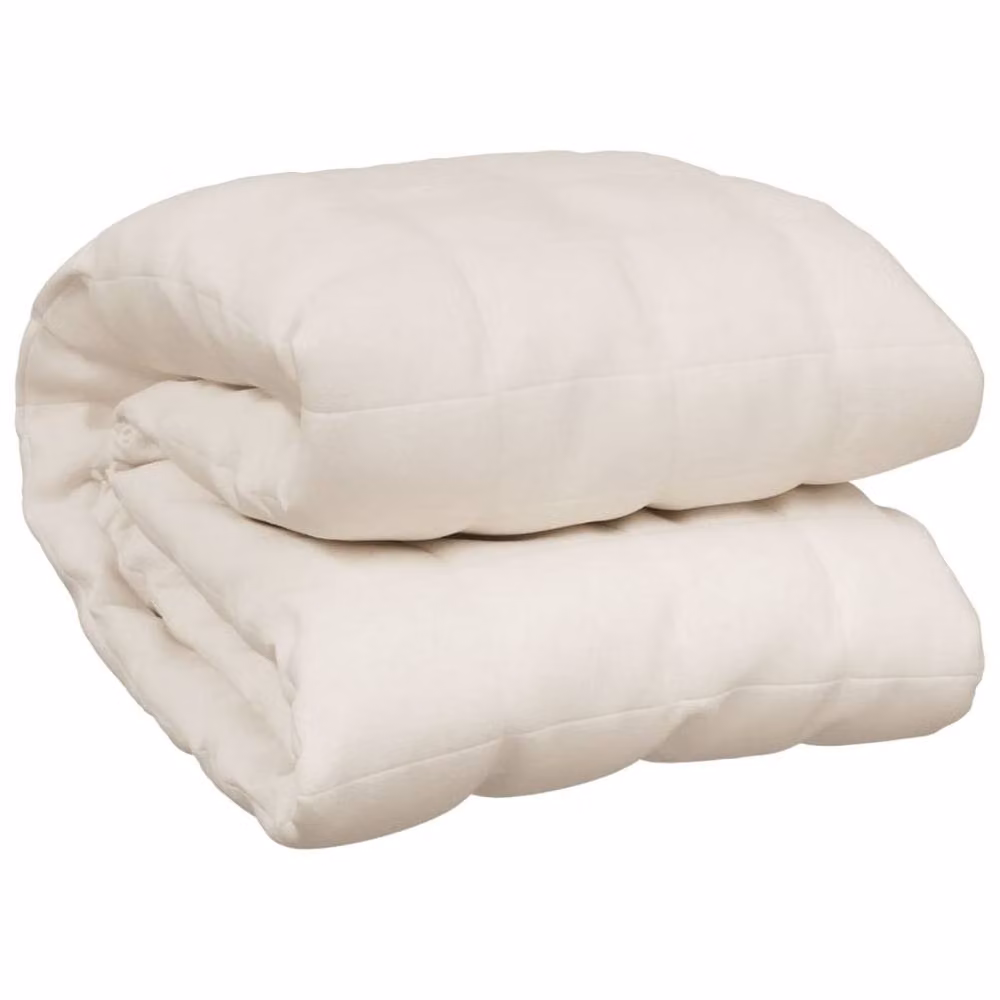 Berkfield Home Weighted Blanket in Beige, 200 x 200 cm, 13 kg – 2