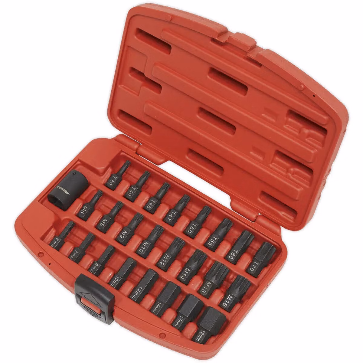 Loops 25 Piece Impact Socket Bit Set in Multicolour, 1/2 inch Square Drive, Chrome Molybdenum Steel – 2