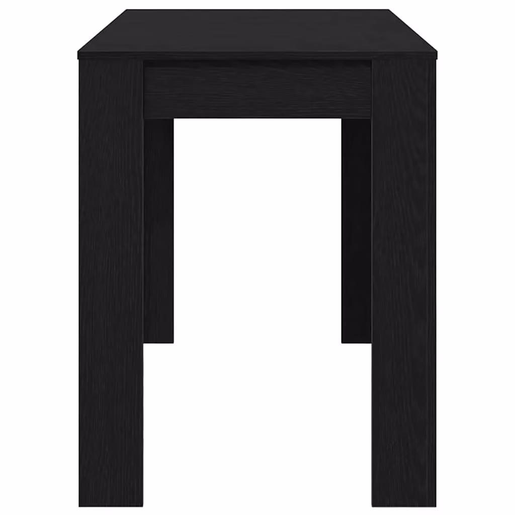 Berkfield Home Black Oak Rectangular Dining Table, W/D/H: 120 x 60 x 76 cm – 3