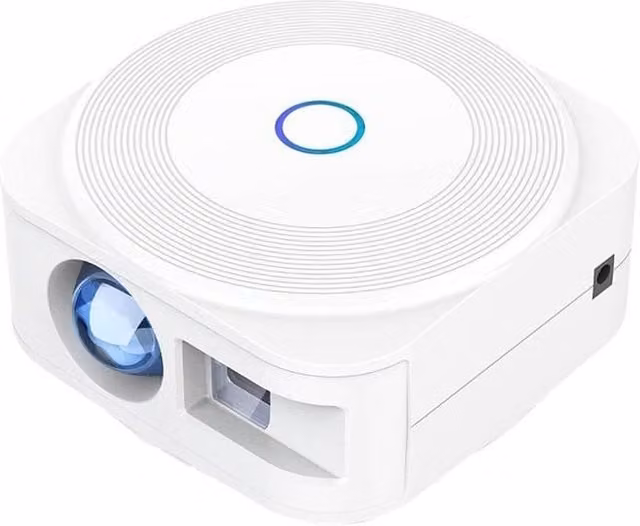 ENER-J Galaxy Star Light Projector with Nebula Sky Effect, Smart WiFi, Remote and Voice Control, White, Diameter: 25 cm, Height: 19 cm – 1