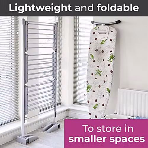 Neo Indoor Electric 3 Tier Heated Airer, Foldable, Silver – 6