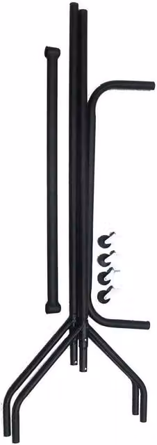 FORGEVIO Heavy Duty Junior Metal Clothes Rail in Black