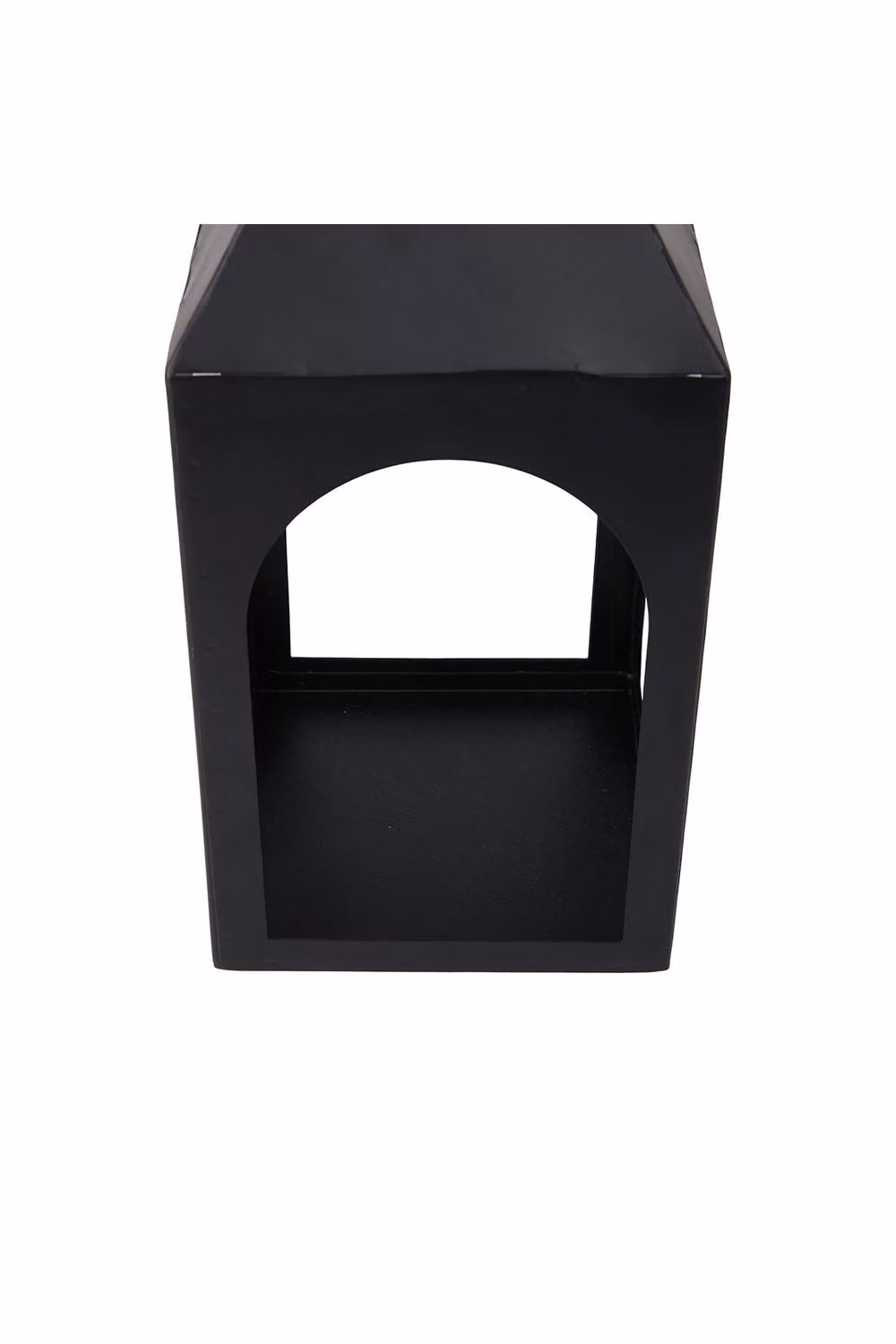 ExtraStar 2-Piece Black Metal Hanging Pillar Candle Holder Set with Industrial Rectangular Design – 7