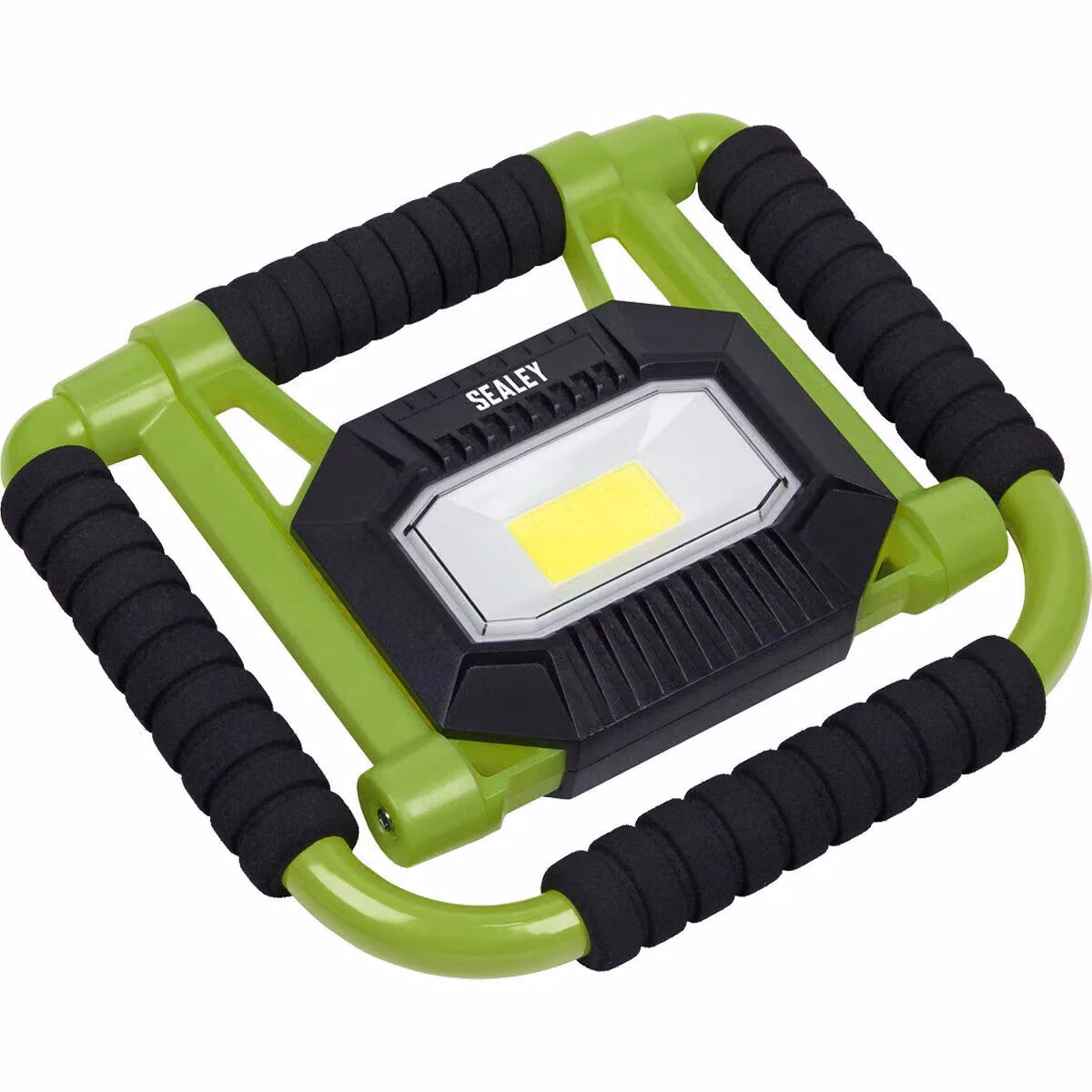 Loops Rechargeable Portable 10W LED Floodlight with IP67 Rating and Adjustable Swivel in Green/Multicolour – 3
