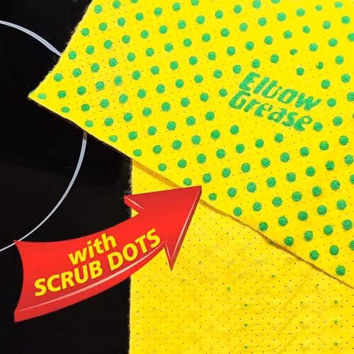 Elbow Grease Power Cloths with Scrub Dots, Yellow, 7 Pack – 3