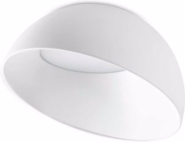 Ideal Lux Corolla II Integrated LED Semi Flush Ceiling Light, White