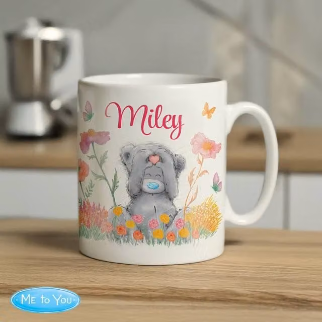 Personalised Memento Company Women's Me to You Floral Ceramic Mug in White