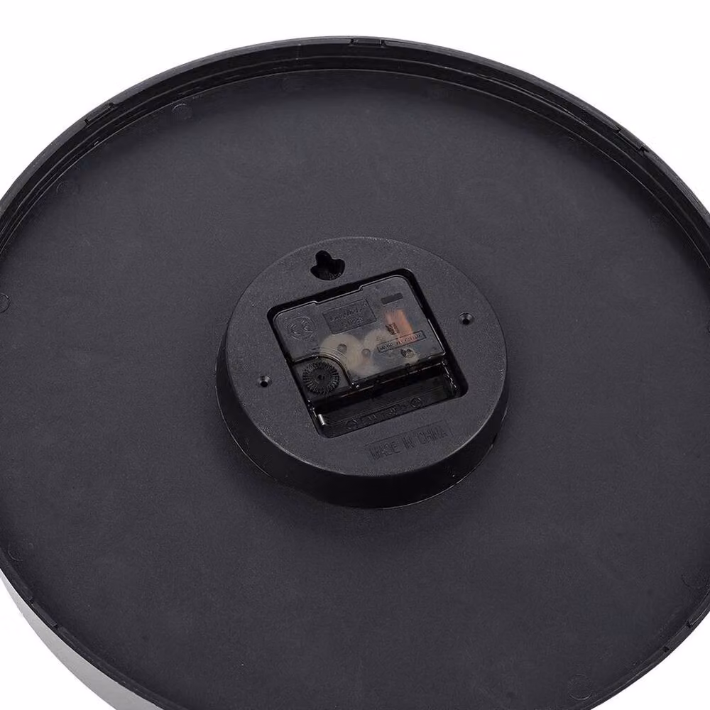KORVIXA Modern Black Analog Wall Clock, W: 100 cm, H: 15 cm, D: 15 cm – 4