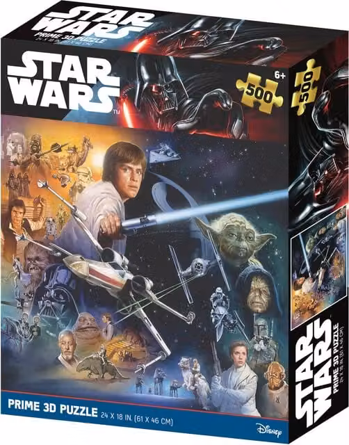 Star Wars Ensemble Death Star Prime 3D Puzzle with 500 Pieces in Multicolour