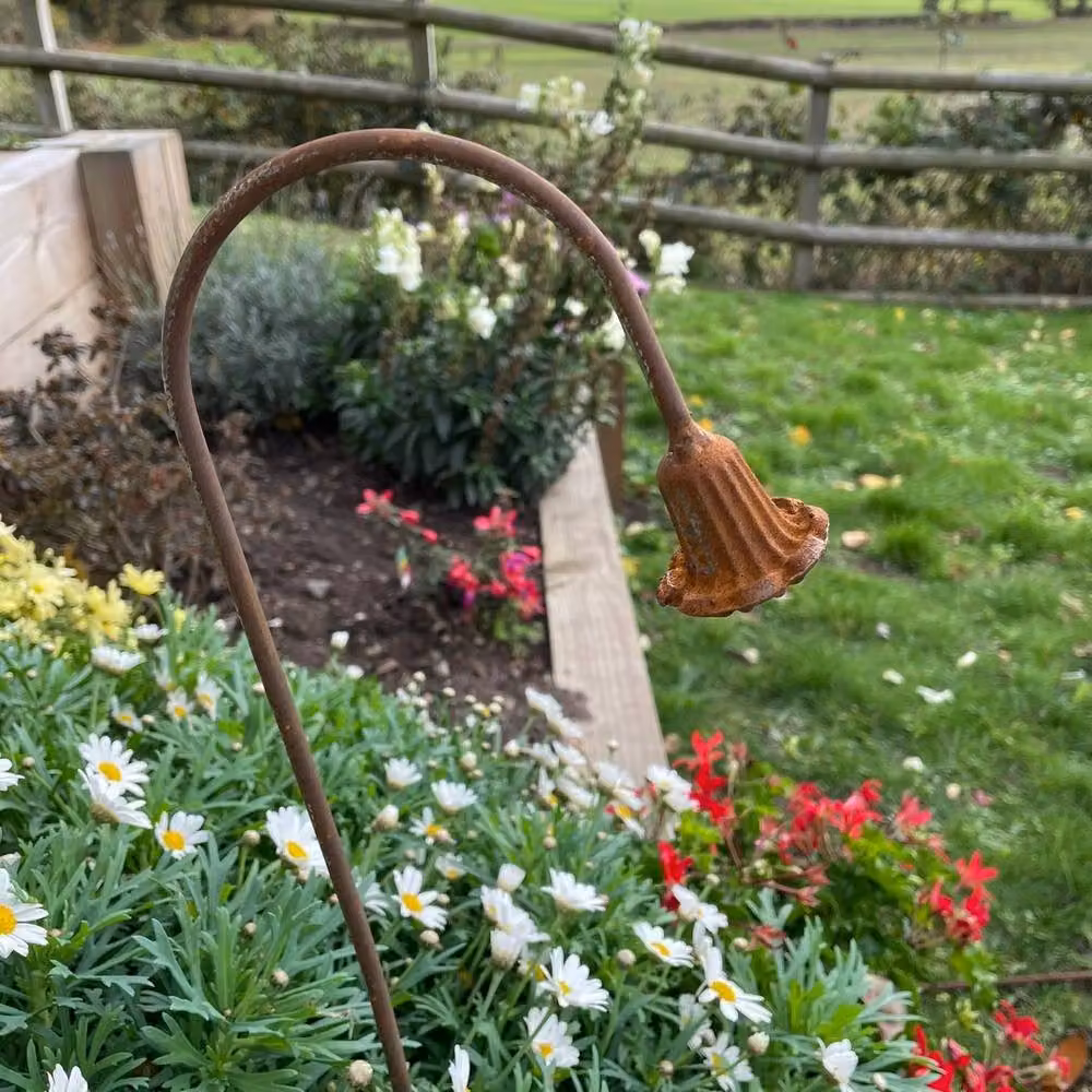 Poppyforge Bluebell Garden Art Pack of 3, Brown Steel Metal, W: 6 cm, H: 100 cm – 3