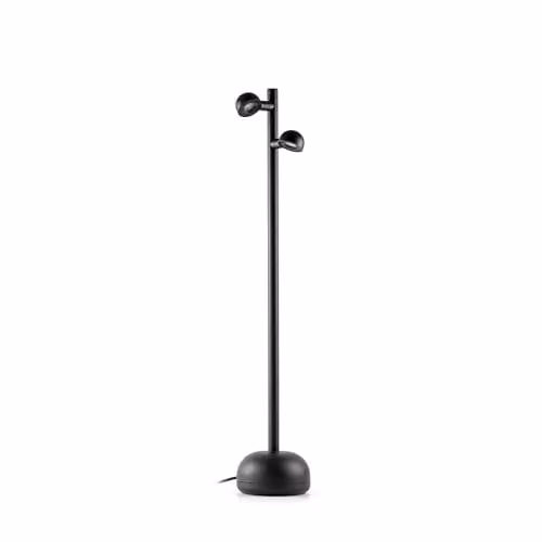 Netlighting Brot Integrated LED Outdoor Bollard Ground Light, Black, 20W, 2700K Warm White