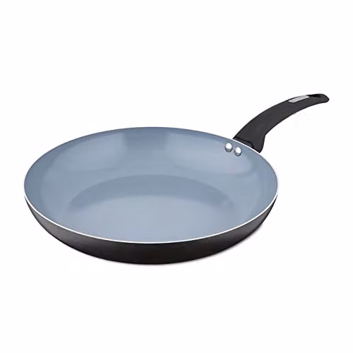 Tower Cerasure Ceramic Non-Stick Frying Pan, Grey, Diameter: 32 cm