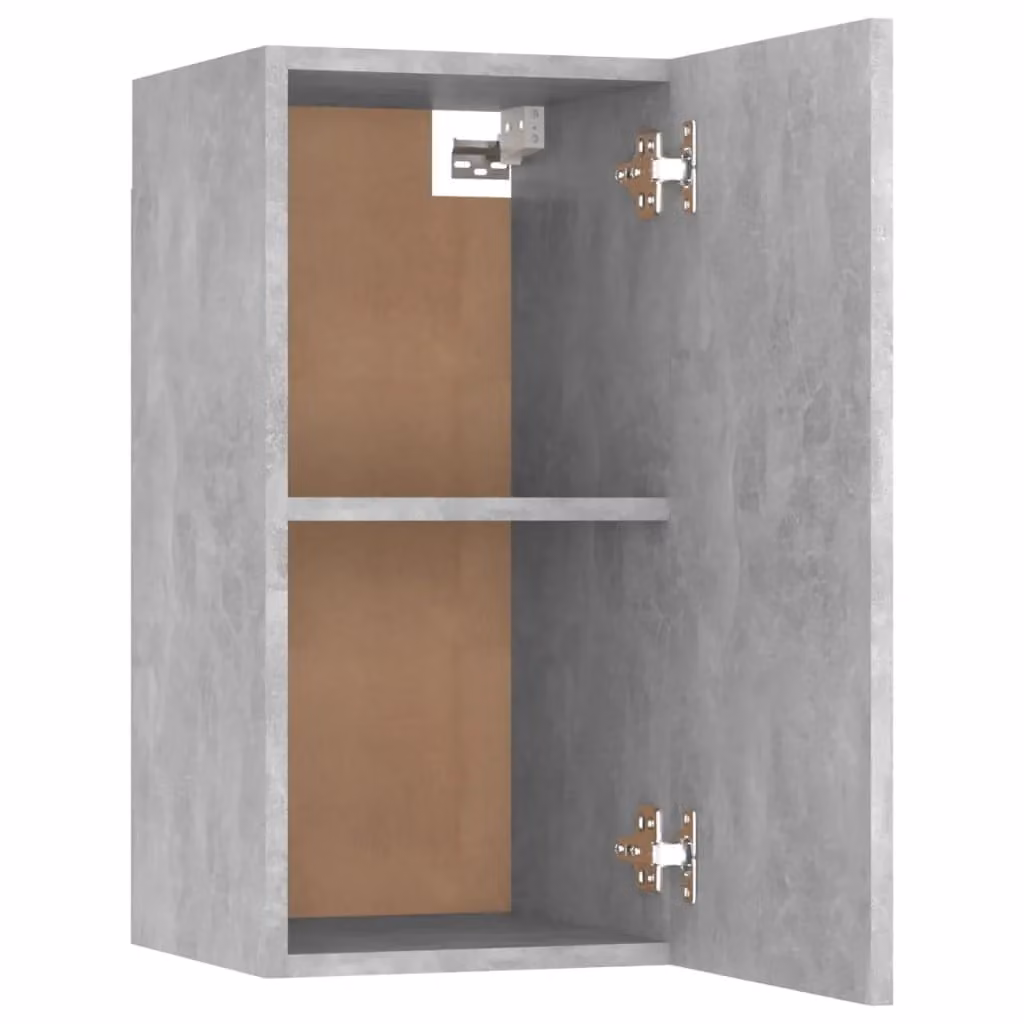 Berkfield Home Modern Wall Mounted TV Cabinet in Grey MDF, W/D/H: 60 x 30.5 x 30 cm – 1