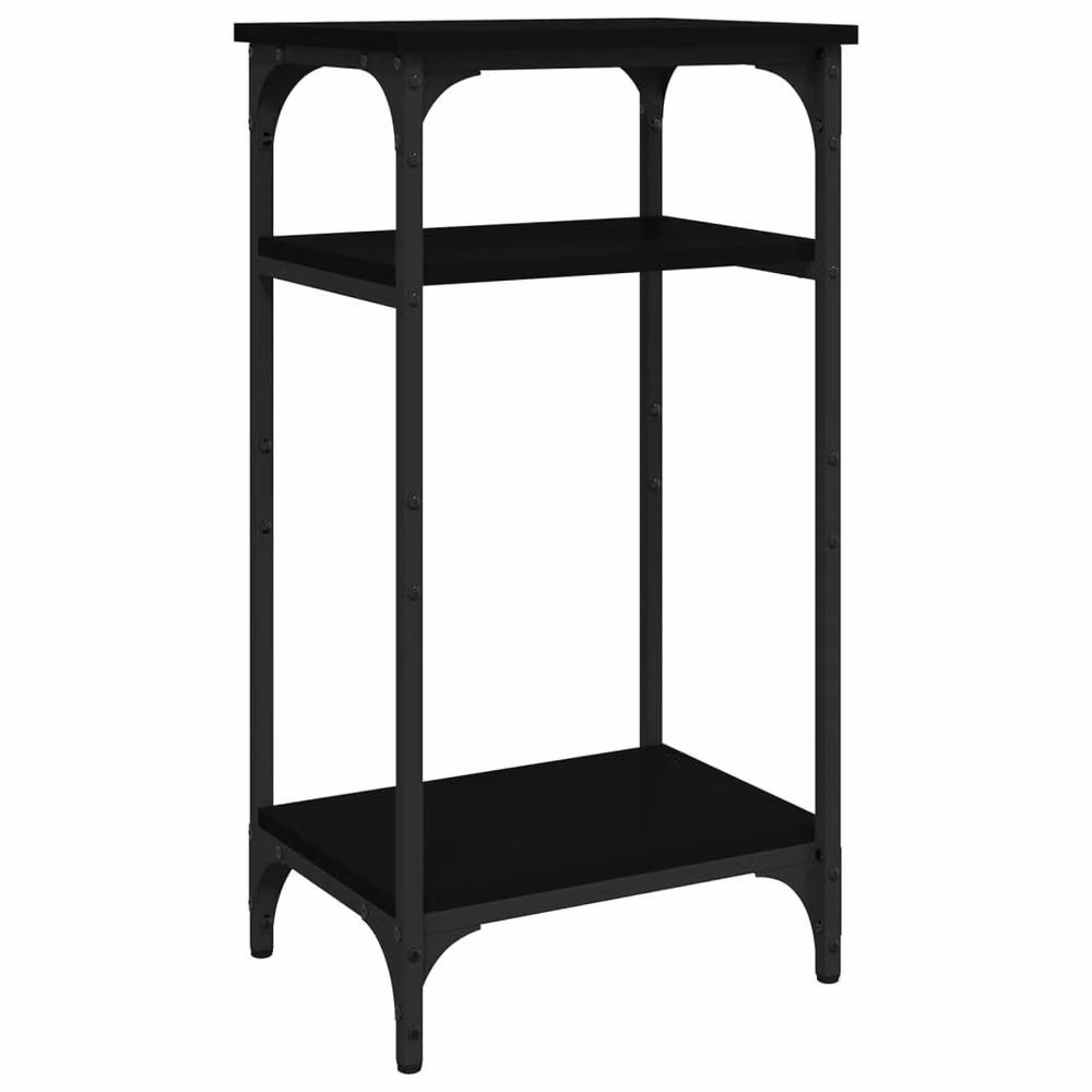 Berkfield Home Black Side Table in Engineered Wood, W/D/H: 40 x 30 x 75 cm – 2