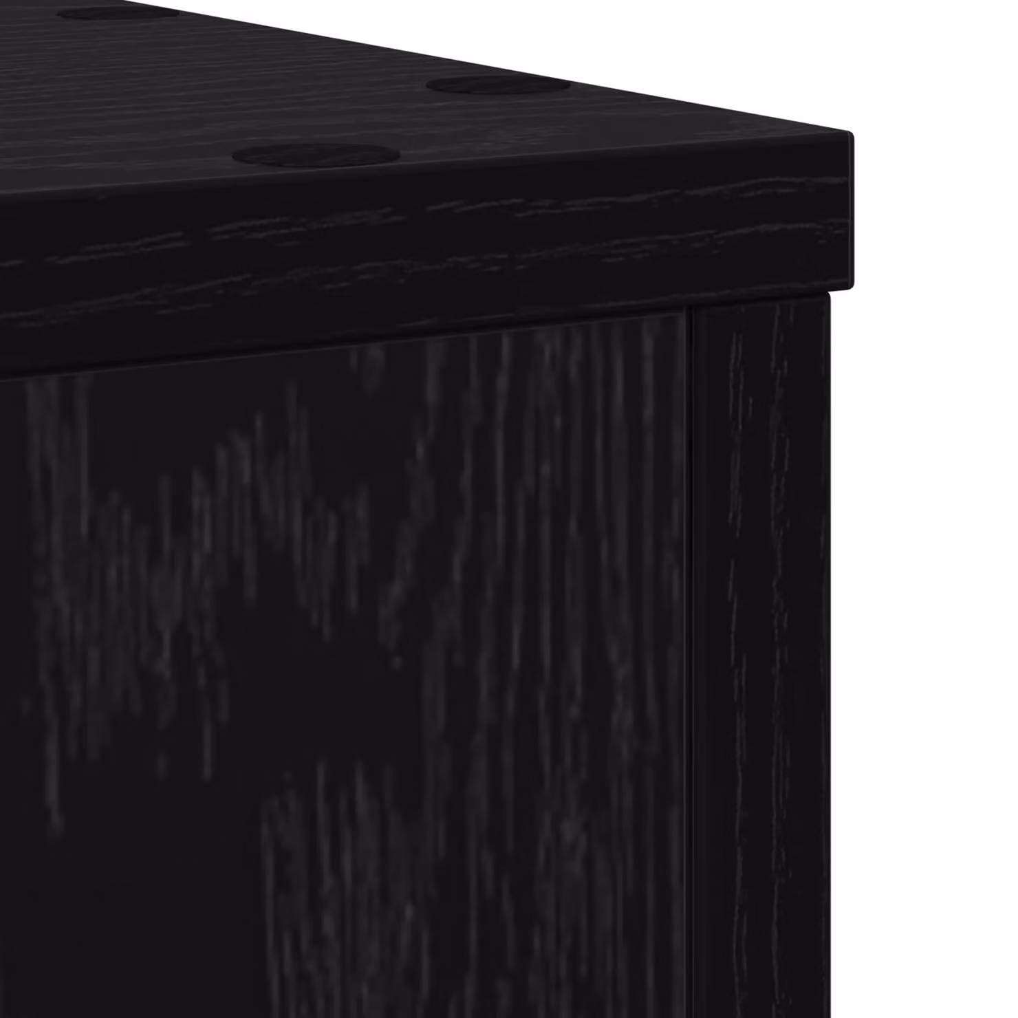 Berkfield Home Set of 2 Black Oak Plant Stands, W/D/H: 20 x 20 x 30 cm – 5