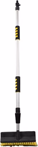 St Helens Home & Garden Metallic Silver Water Fed Washing Brush with Aluminium Telescopic Handle – 1