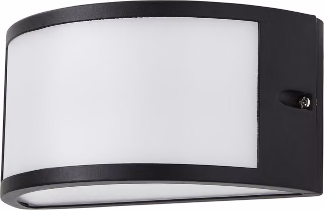 Litecraft Wynn LED Outdoor Up and Down Wall Light, Black