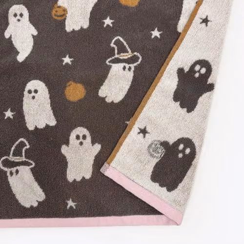 Odyssey Collection Ghosties Halloween Hand Towels, Pack of 2, 100% Cotton, 500GSM, W: 50 cm, H: 80 cm – 4