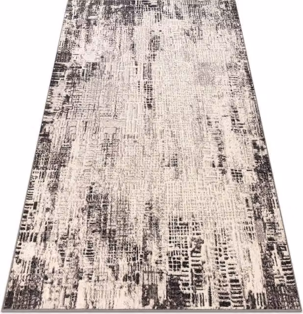 RugsX Angel Abstract Modern Wool Rug in Beige, W/D: 120 x 170 cm