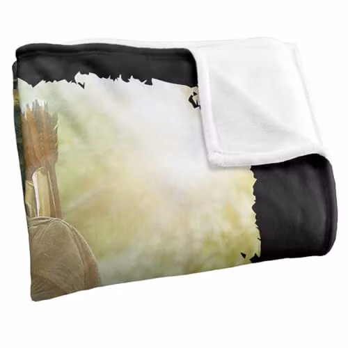 Warner Bros. The Lord Of The Rings Legolas Silky Touch Super Soft Fleece Throw Blanket, Multicolour, W: 152 cm, D: 127 cm – 2