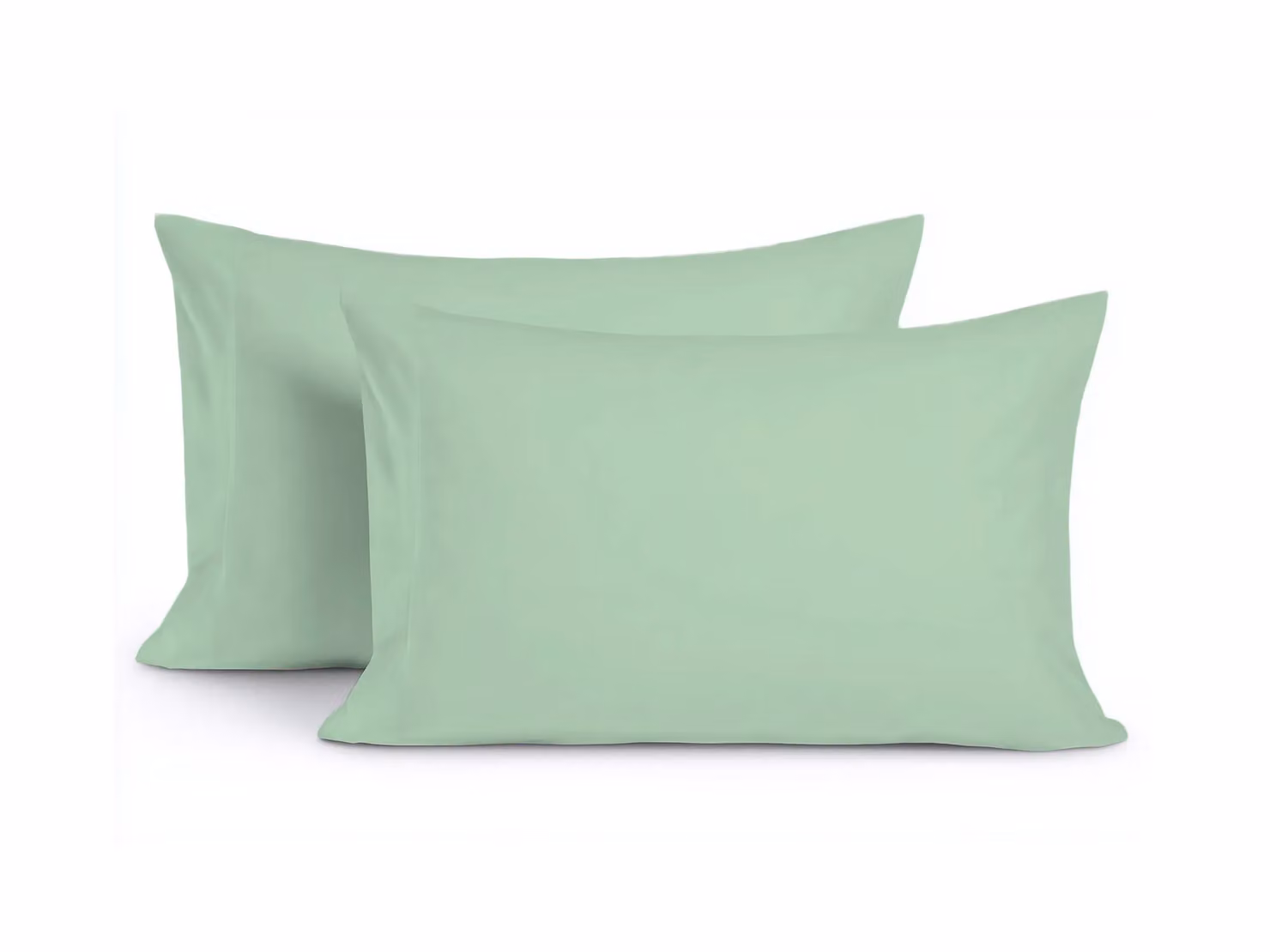 Home Sweet Home UK Microfibre Duck Egg Blue Pillowcase Set of 2 with Envelope Closure, W: 48 cm x L: 74 cm – 2