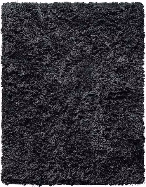 Velosso Supersoft Shaggy High Pile Rectangular Rug in Grey/Anthracite, W: 80 cm, L: 150 cm