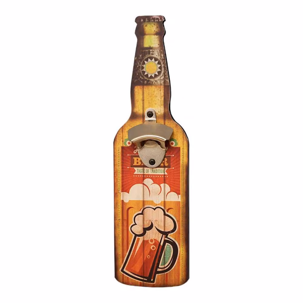 Quipulse Vintage Wall-mounted Decorative Bottle Opener in Yellow – 2
