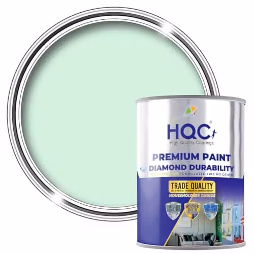 HQC Paints Weather Shield Masonry Paint in Green, 5 l Matt Finish